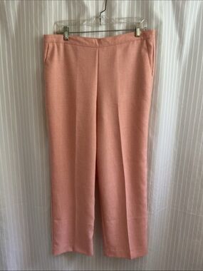 Alfred Dunner NWT Size 14 Short Peach Classic Traditional Fit Pant